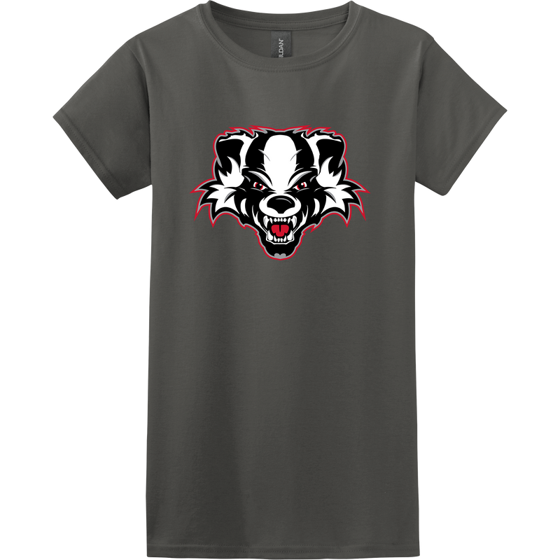 Scary Badgers Softstyle Ladies' T-Shirt