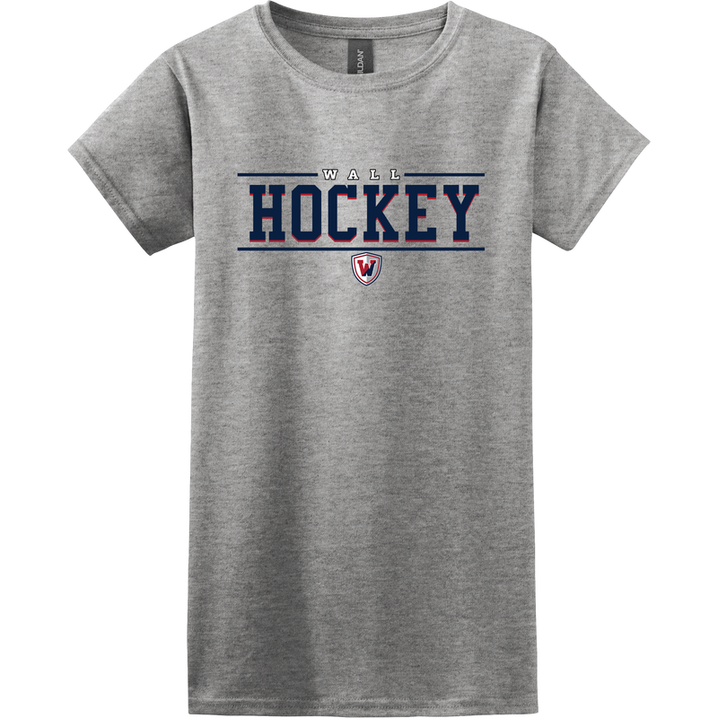 Wall Hockey Softstyle Ladies T-Shirt