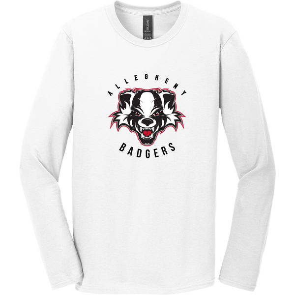 Scary Badgers Softstyle Long Sleeve T-Shirt