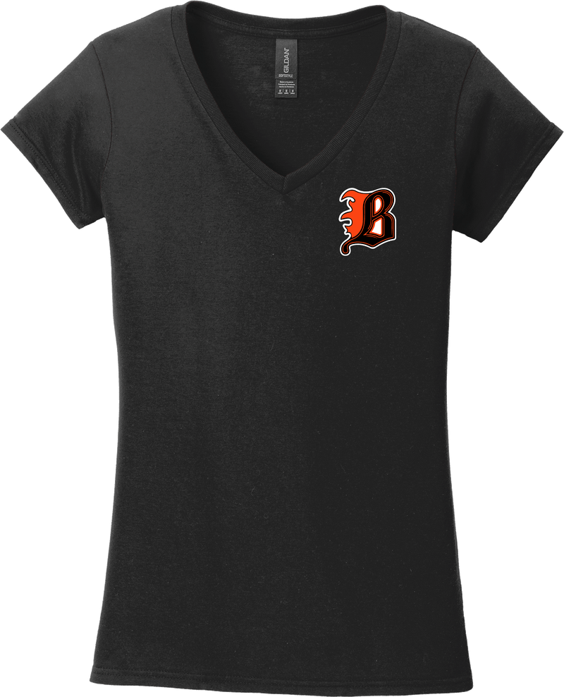 Philadelphia Blazers Softstyle Ladies Fit V-Neck T-Shirt