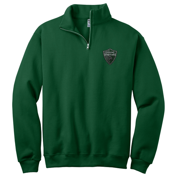 Lansing Spartans NuBlend 1/4-Zip Cadet Collar Sweatshirt