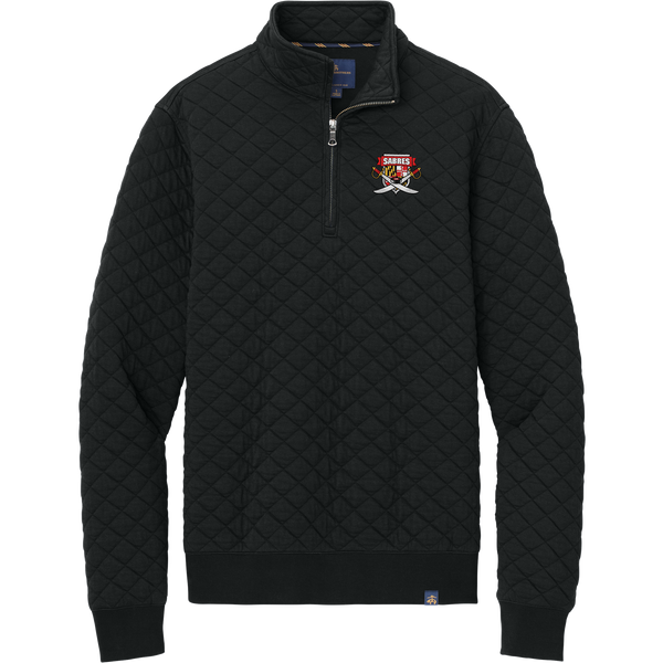 SOMD Sabres Brooks Brothers Diamond Quilt 1/4-Zip