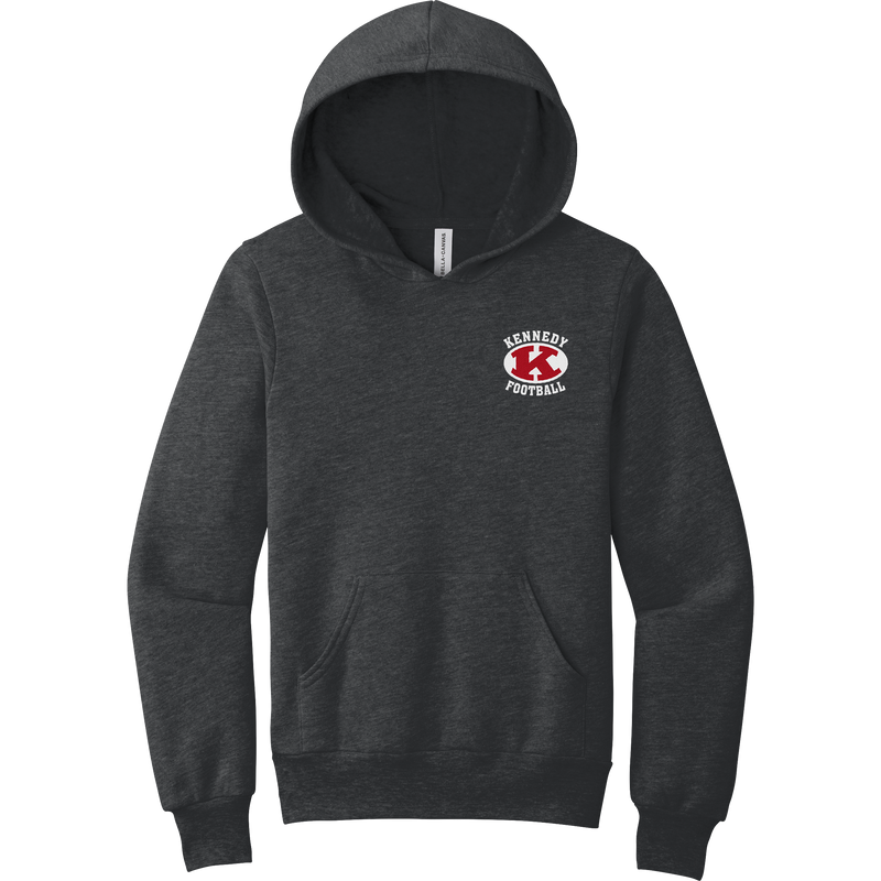 JFK Knights Football Youth Sponge Fleece Pullover Hoodie