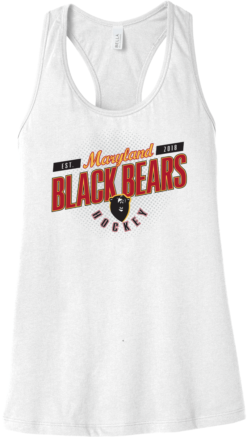 Maryland Black Bears Womens Jersey Racerback Tank