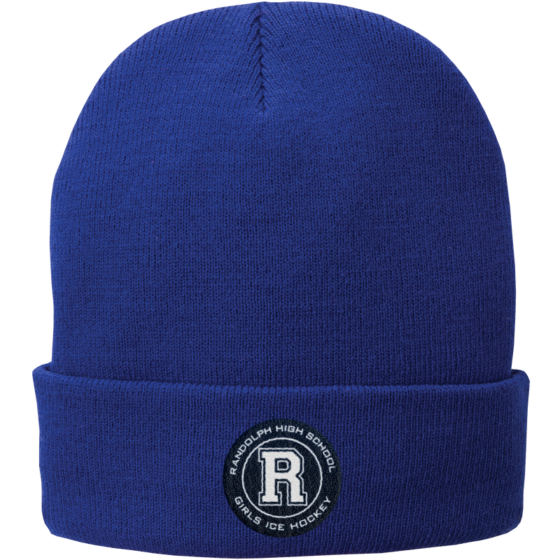 Randolph Girls Hockey Fleece-Lined Knit Cap
