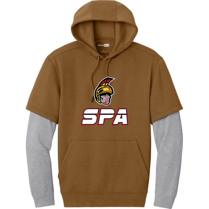 Seacoast Spartans (SPA) Tough Fleece Layered Hoodie