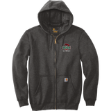 Wash U Carhartt Midweight Hooded Zip-Front Sweatshirt