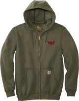 York Devils Carhartt Midweight Hooded Zip-Front Sweatshirt