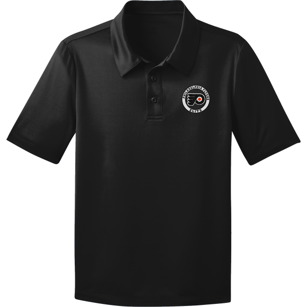 Philadelphia Flyers Elite Youth Silk Touch Performance Polo