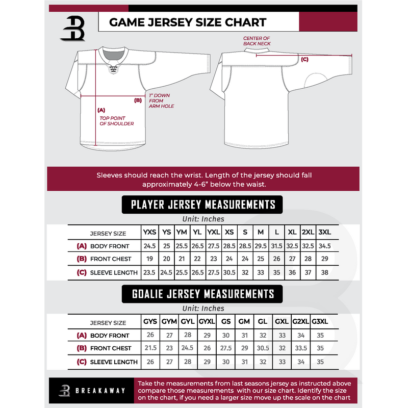 Orange County West Youth Goalie Sublimated Jersey