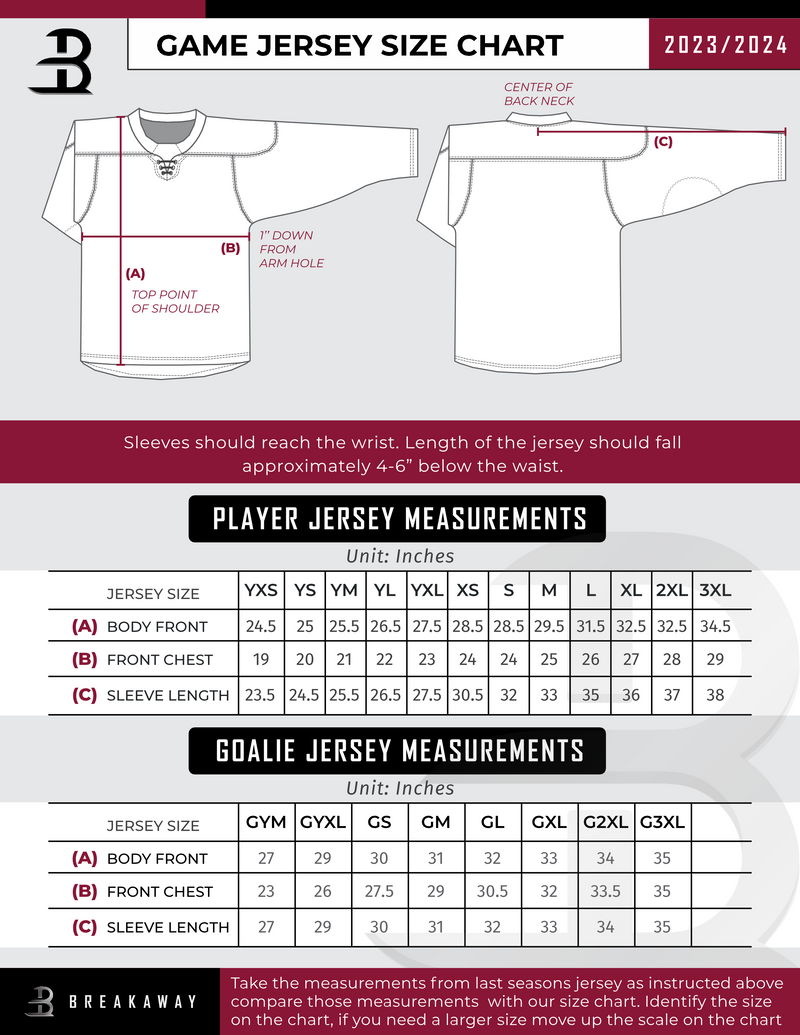 Mercer Arrows Adult Goalie Hybrid Jersey