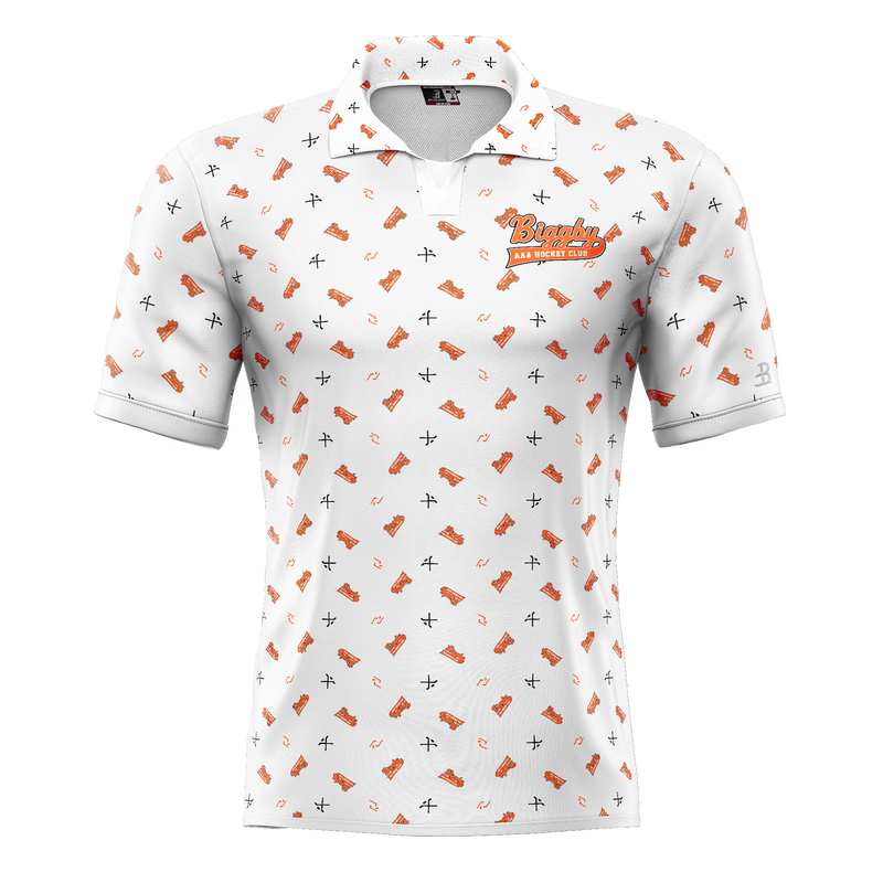 Biggby Coffee AAA Tier 1 Adult Sublimated Polo Tee