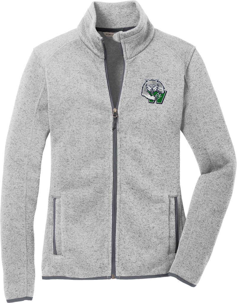 Woodbridge Wolfpack Ladies Sweater Fleece Jacket