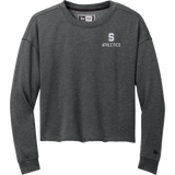 Midd South Athletics New Era Ladies Tri-Blend Fleece Crop Crew