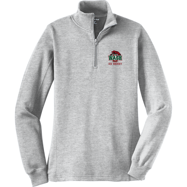 Wash U Ladies 1/4-Zip Sweatshirt