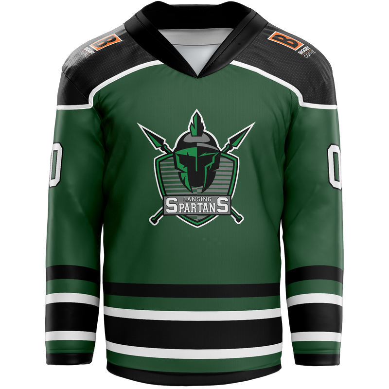 Lansing Spartans Youth Goalie Sublimated Jersey