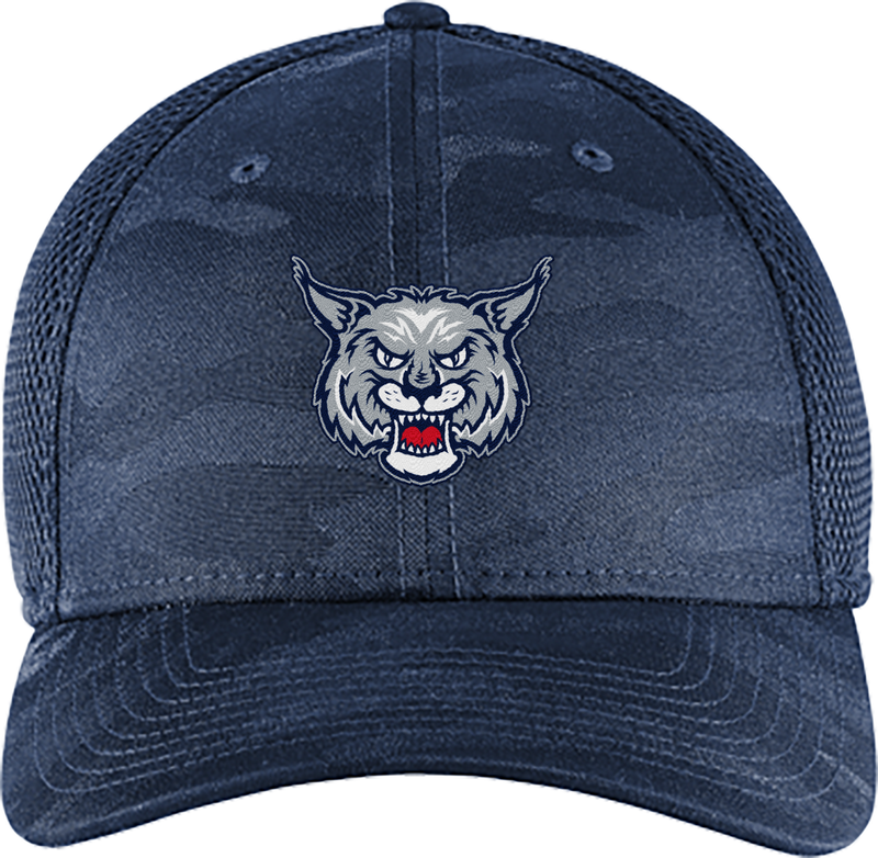 CT Bobcats New Era Tonal Camo Stretch Tech Mesh Cap