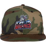 Hartford Jr. Wolfpack New Era Flat Bill Snapback Cap