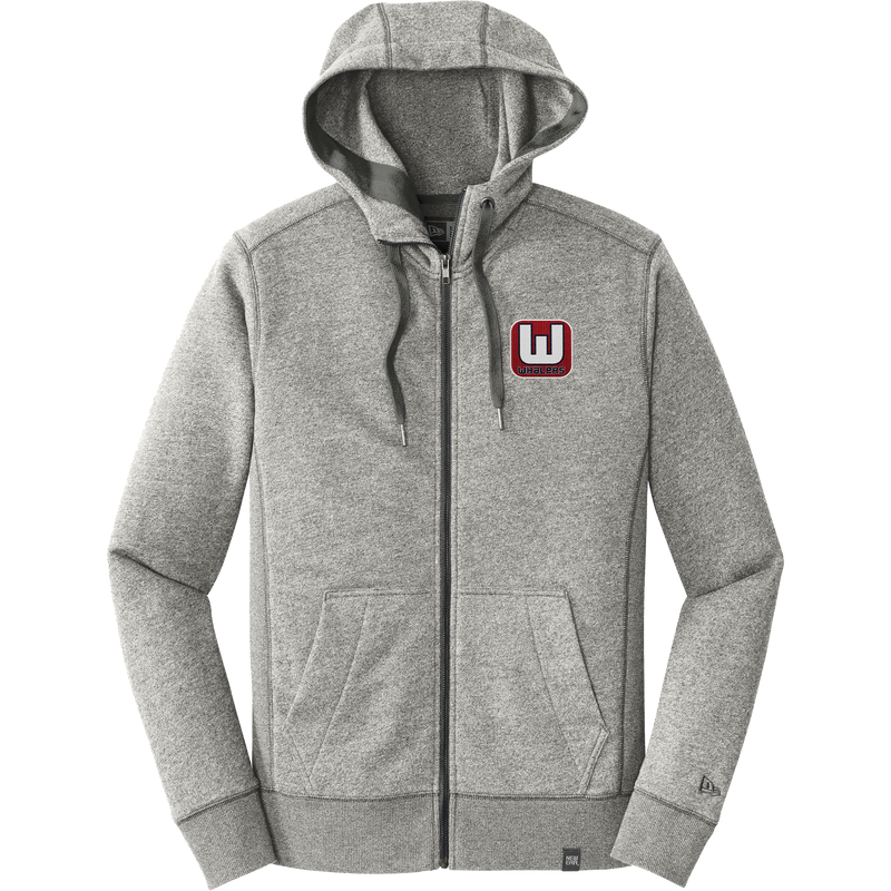 CT Whalers Tier 1 New Era French Terry Full-Zip Hoodie