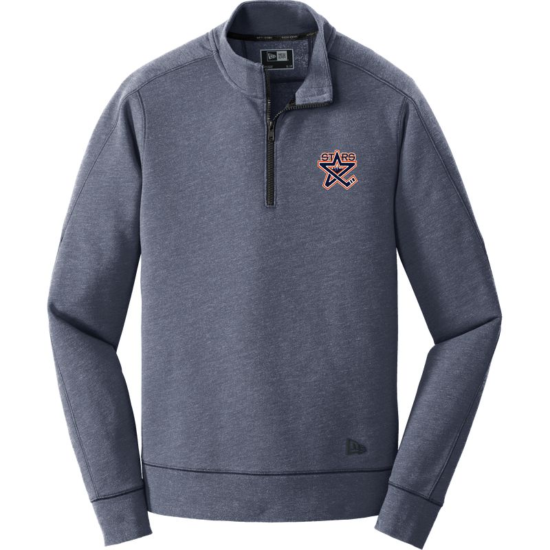 NY Stars New Era Tri-Blend Fleece 1/4-Zip Pullover