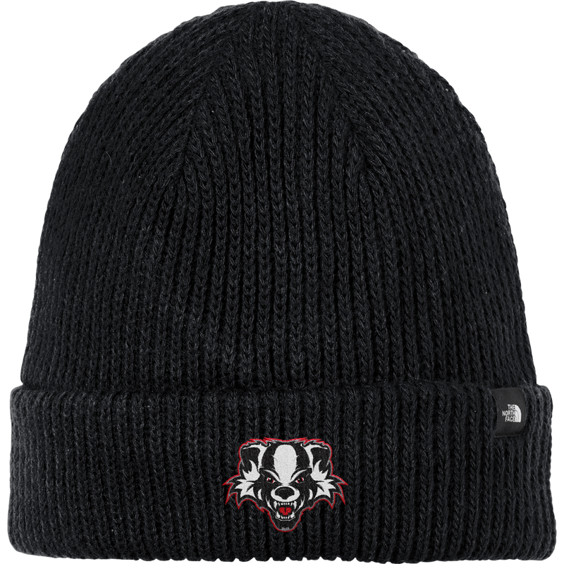 Scary Badgers The North Face Circular Rib Beanie