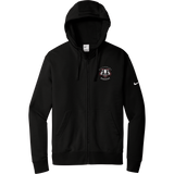 Scary Badgers Nike Club Fleece Sleeve Swoosh Full-Zip Hoodie