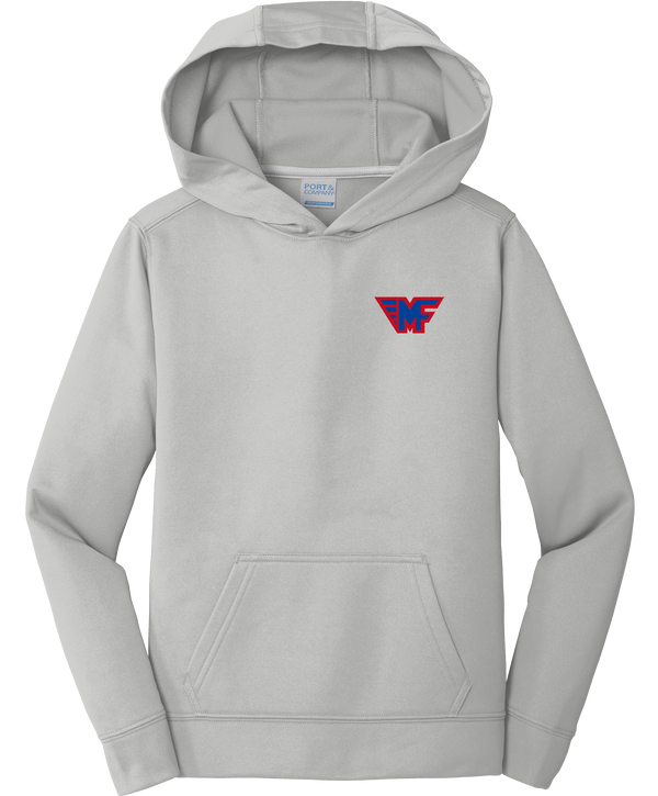 Mid-Fairfield Youth Performance Fleece Pullover Hooded Sweatshirt