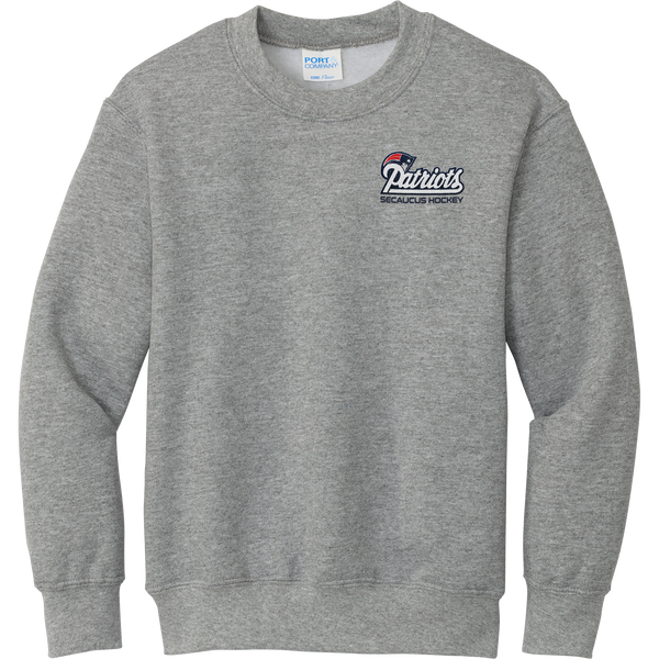 Secaucus Patriots Youth Core Fleece Crewneck Sweatshirt