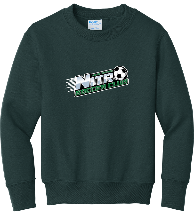 Nitro Soccer Youth Core Fleece Crewneck Sweatshirt