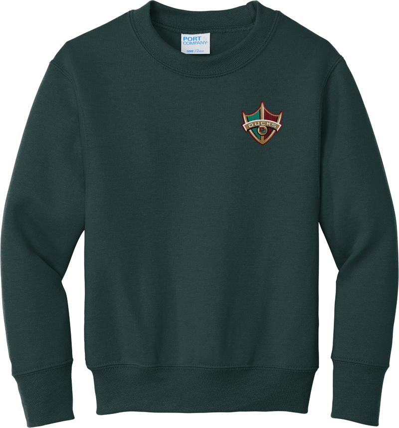 Delaware Ducks Youth Core Fleece Crewneck Sweatshirt