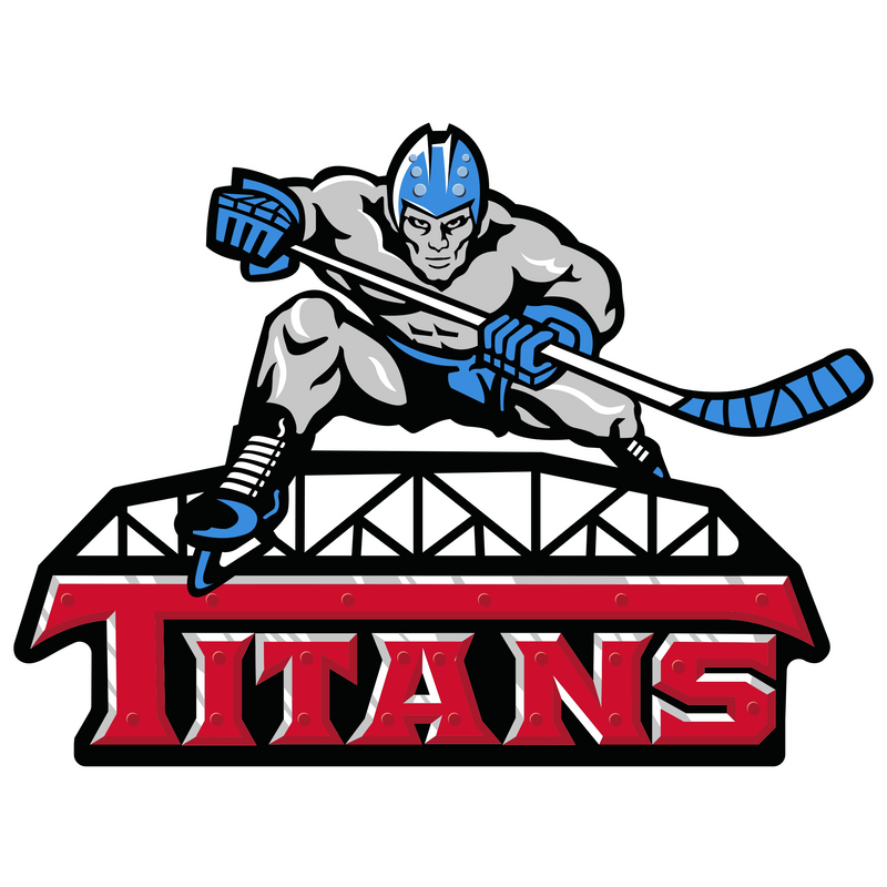 NJ Titans Car Magnet