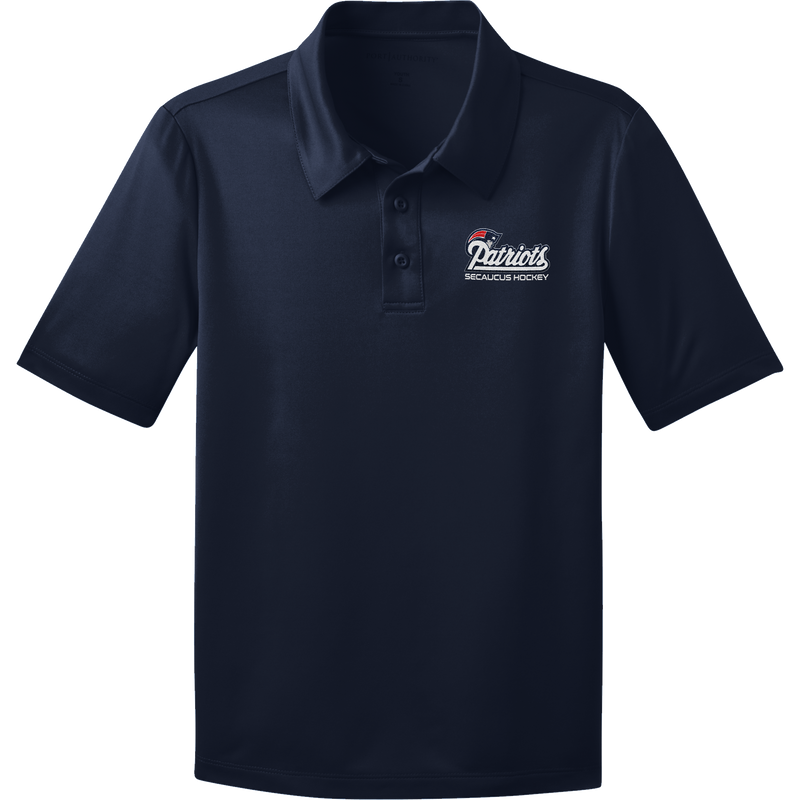 Secaucus Patriots Youth Silk Touch Performance Polo