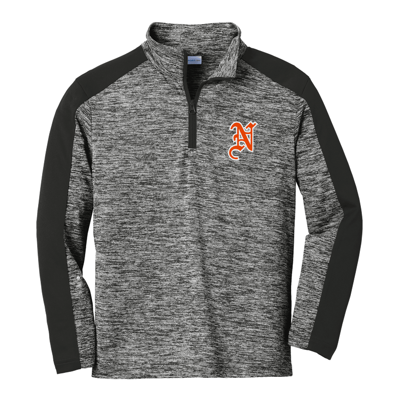 Midd North Hockey Youth PosiCharge Electric Heather Colorblock 1/4-Zip Pullover